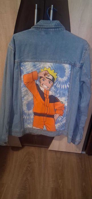 Vând geacă denim Naruto