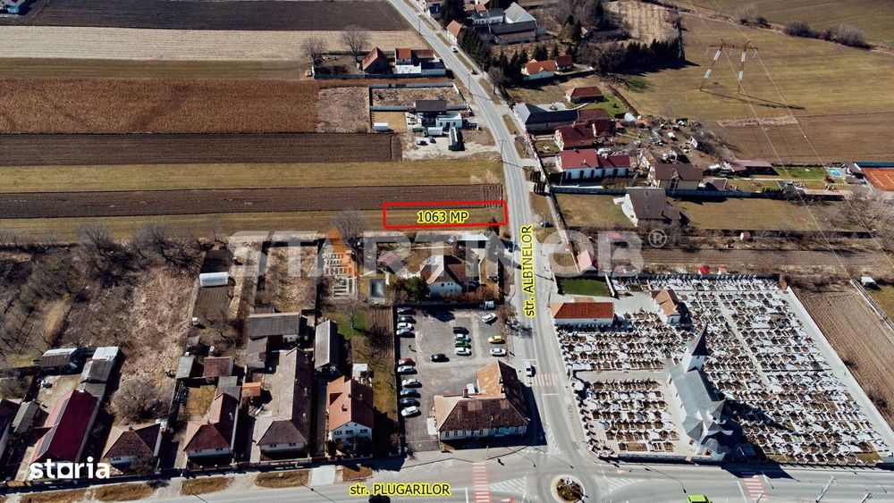 Teren intravilan cu PUZ str Albinelor Stupini