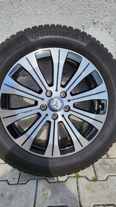 Jante aliaj originale Mercedes R18, anvelope Continental 215 60 18