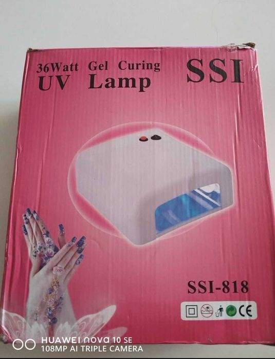 Продавам UV лампа за гел лак.Използвано броени пъти.