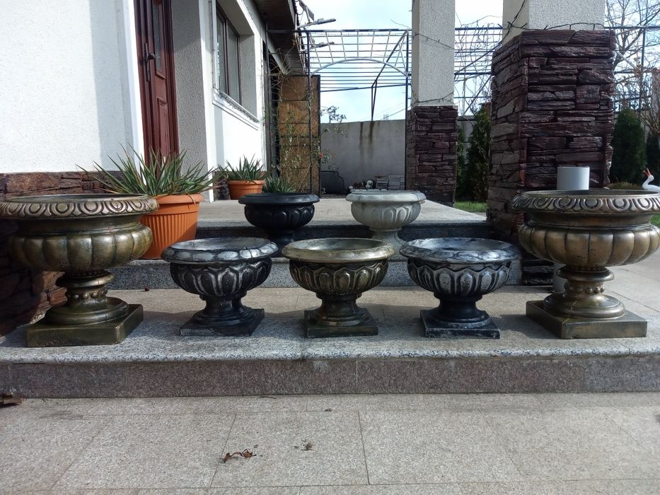 Decorațiuni grădină ghivece tălpi uriaș