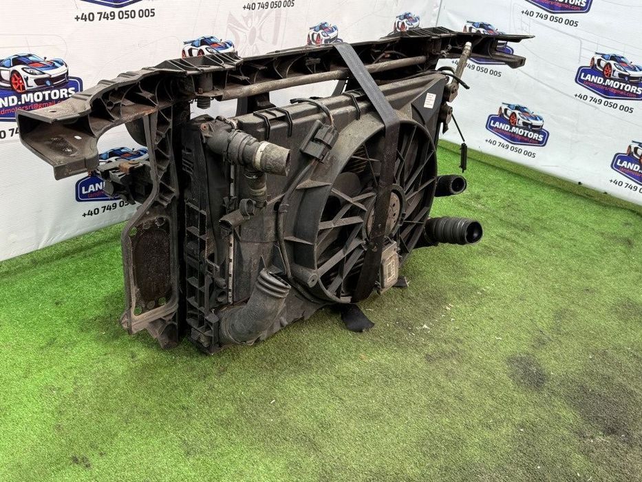 Trager complet radiator racire apa ac ventilator + armatura 2010 bmw 116d seria 1 e87 lci 2.0 diesel