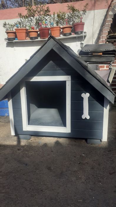 Cușcă Căsuță câine izolata termic genul Sandwich osb poli