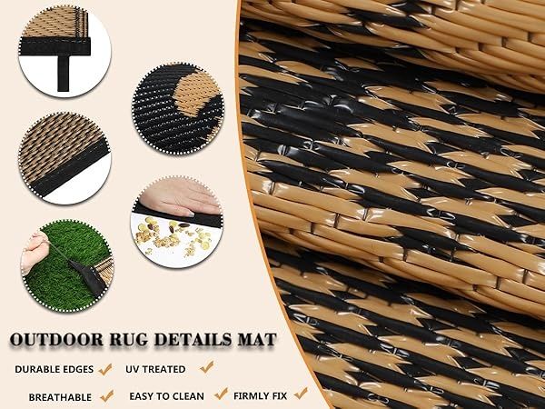 270x365см - Двулицев външен килим Homcomodar