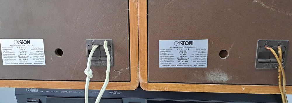 Boxe Canton GLE 60 – Sunet Referinta Monitor Hi-Fi – Tehnic Impecabile