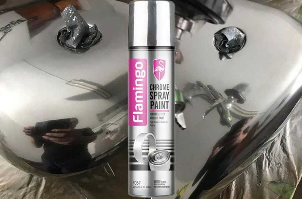 Спрей Боя хром покритие Flamingo 330ml.