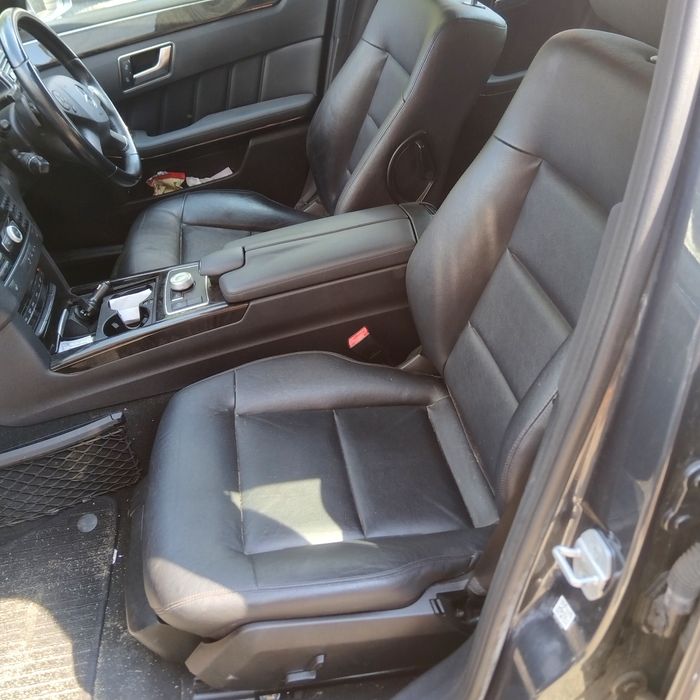 Interior piele neagra electric Mercedes E-Class w212 combi/break
