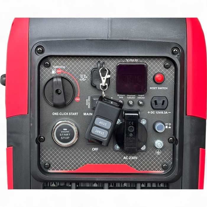 Инверторен обезшумен генератор за ток Bullmax 3500i,3.2kW, чиста синус