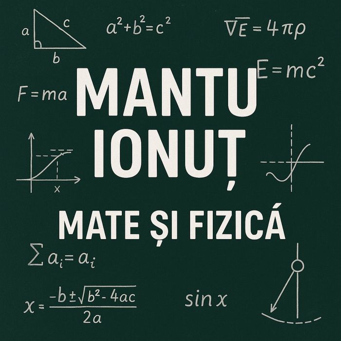 Ofer meditatii la Matematica si la Fizica pentru Bacalureat