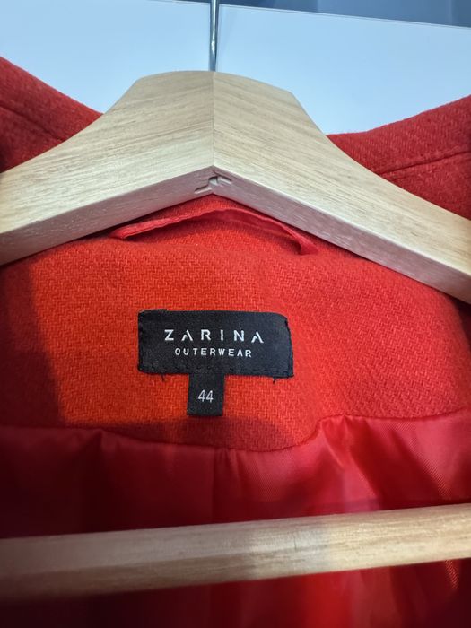 Червено пролетно/есенно палто