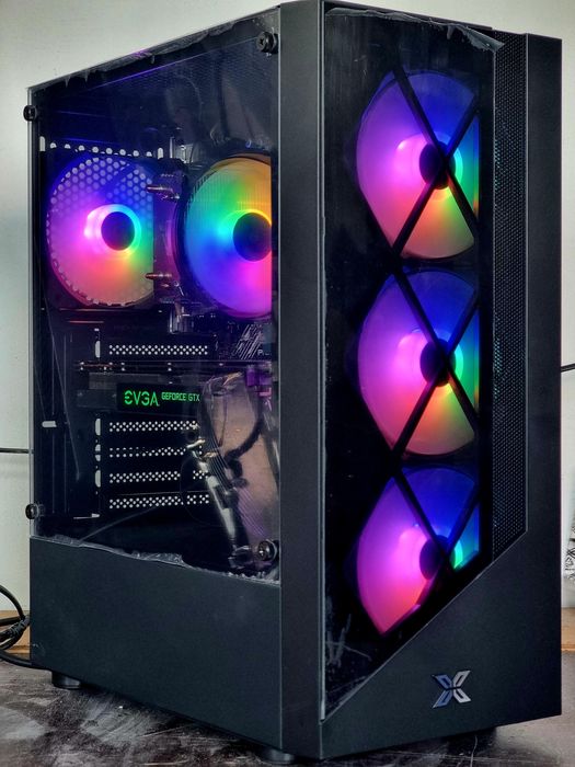 Геймърски Компютър/Ryzen 5 5500/16GB RAM/256GB-M.2/GTX 1070 8GB
