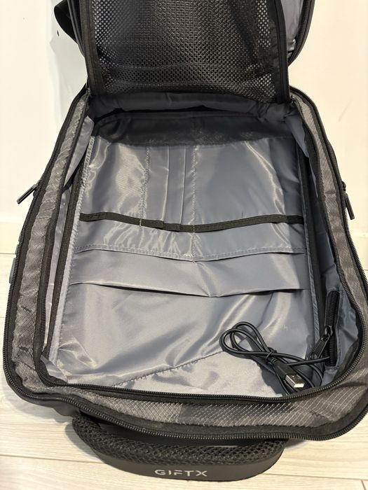 Rucsac laptop 15.6 cu cifru si USB, extensibil, antifurt GIFTX Ninja