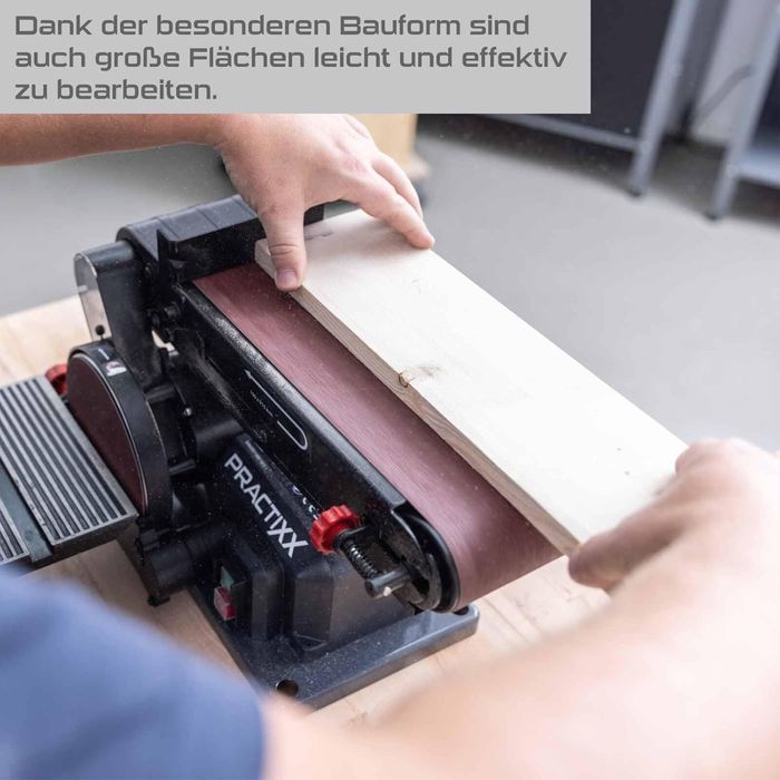 Polizor cu banda si disc prctix scheppach