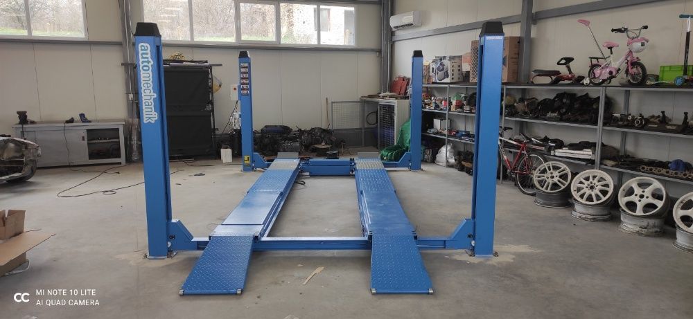 Четириколонен Подемник 5.5т БЕЗПЛАТНА ДОСТАВКА за София, Пловдив и