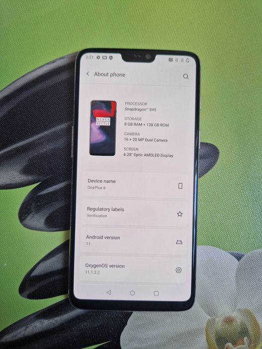OnePlus 6 - 8GB - 128GB -