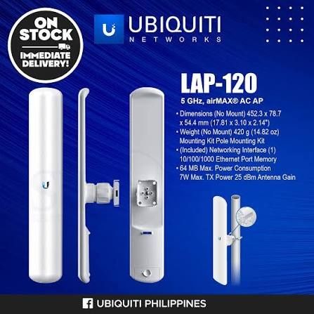Радиомост Ubiquiti LiteAP AC 120