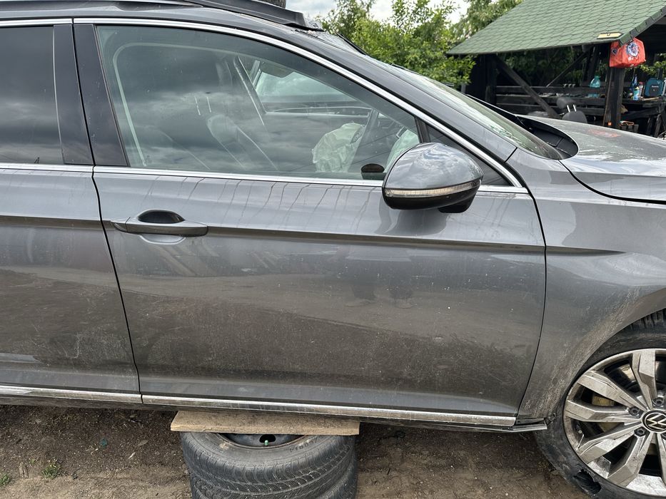 Usa portiera Vw Passat B8 2015-2023 gri argintiu cod LA7W berlina break combi capota portbagaj bara spate aripa fata 2.0 CRLB 150 cp cutie DSG QMM