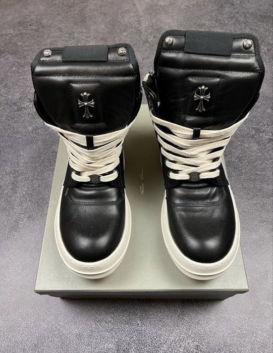Rick Owens Geobasket Chrome Hearts