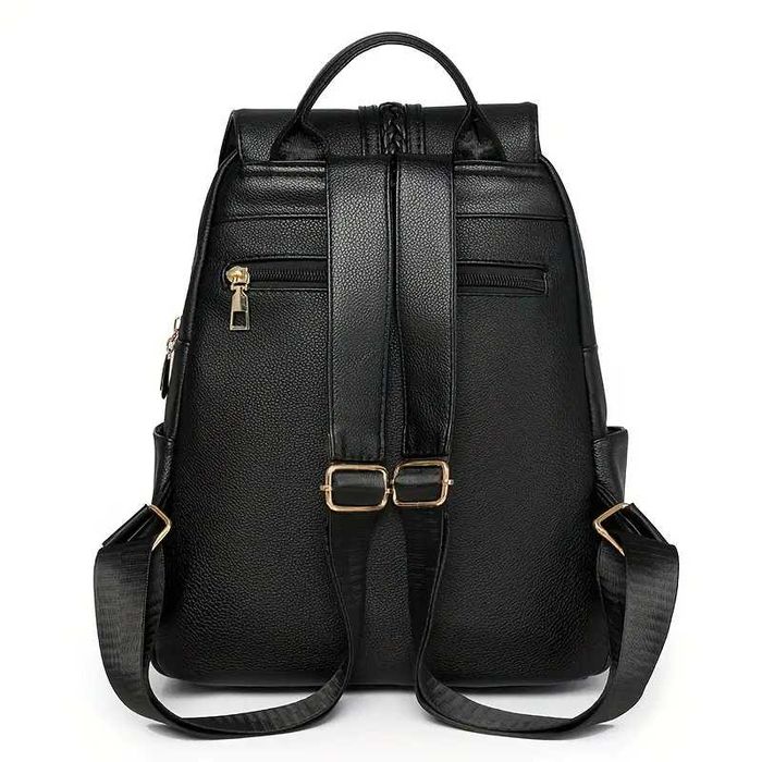 Rucsac / Ghiozdan dama incapator material moale negru