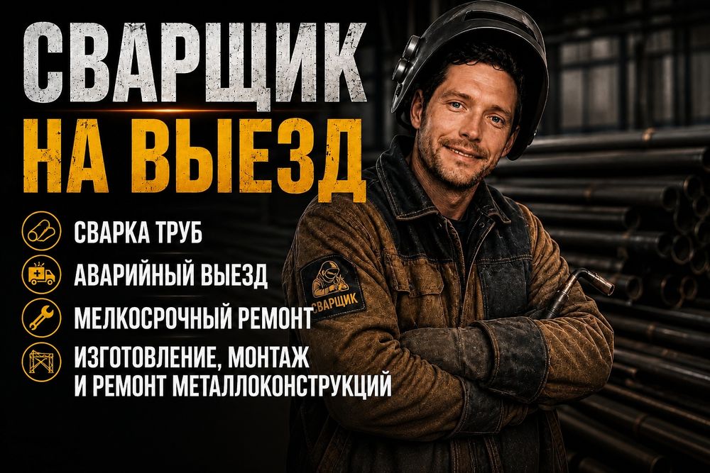 Сварщик на выезд | Сварка Караганда
