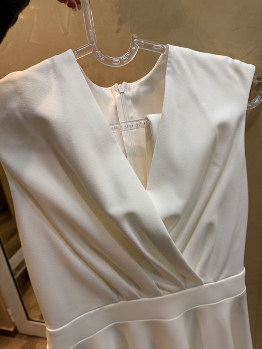 Рокля Zara, бяла рокля М