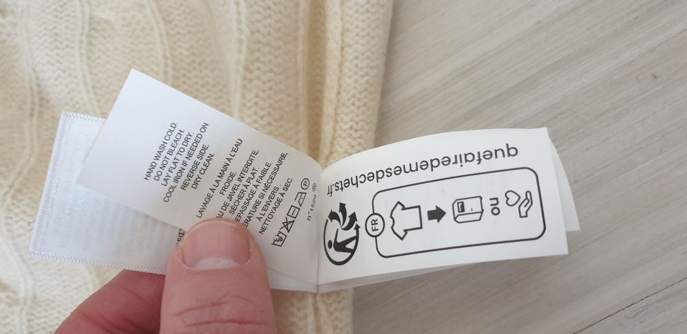 POLO Ralph Lauren Cable Wool / Cashmere Knit S НОВО ОРИГИНАЛ Mъжки  Пу