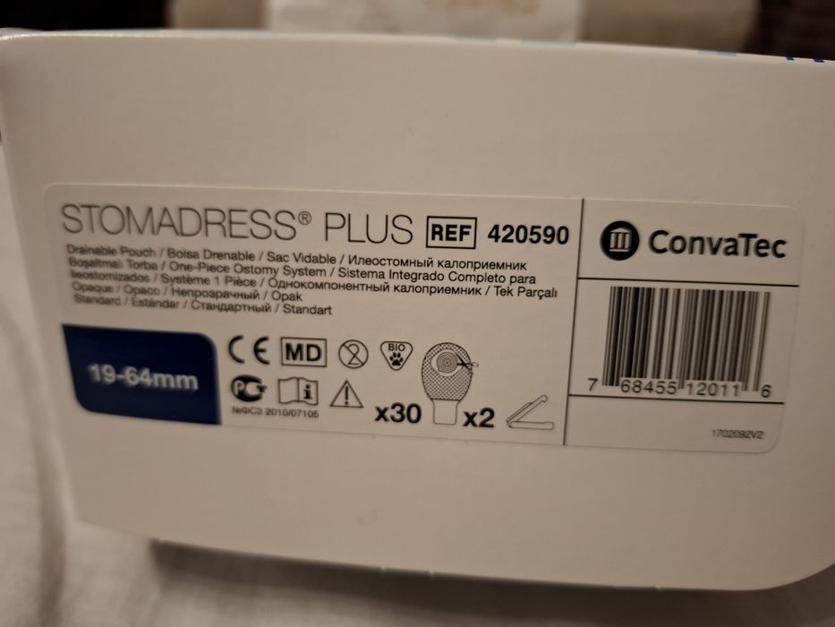 Sistem stoma, pungi colostoma cu adeziv