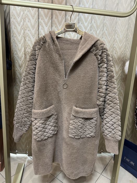 Яке естествен  пълнеж гарнитура лисица