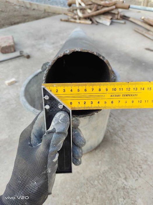 Труба стальная 100х3 мм длина 1,4 м