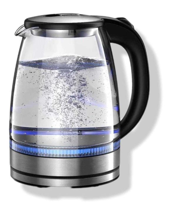 Электрочайник ZY-303 черный, серебристый
