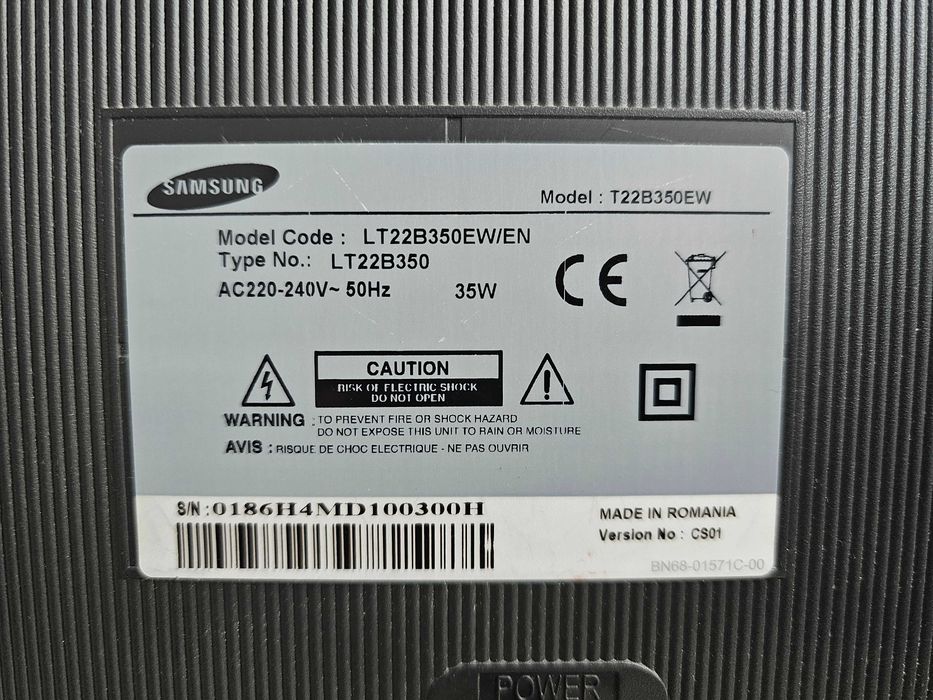 Телевизор Samsung L T22B350EW с цифров тунер