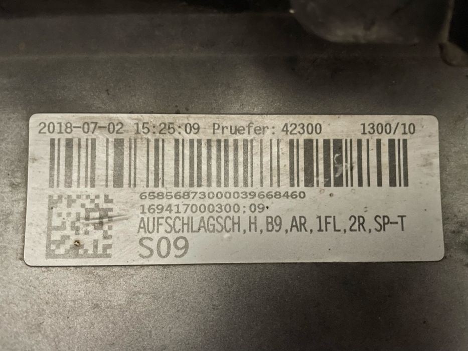 Bară spate Audi A4 B9 kombi Allroad 2016+ cod 8W9807511 Originala