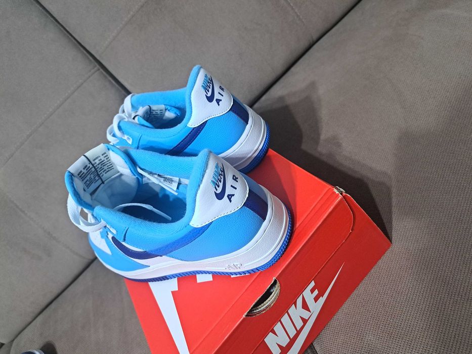 Vand adidasi Nike Air Force 1 baby blue , marime 42.5