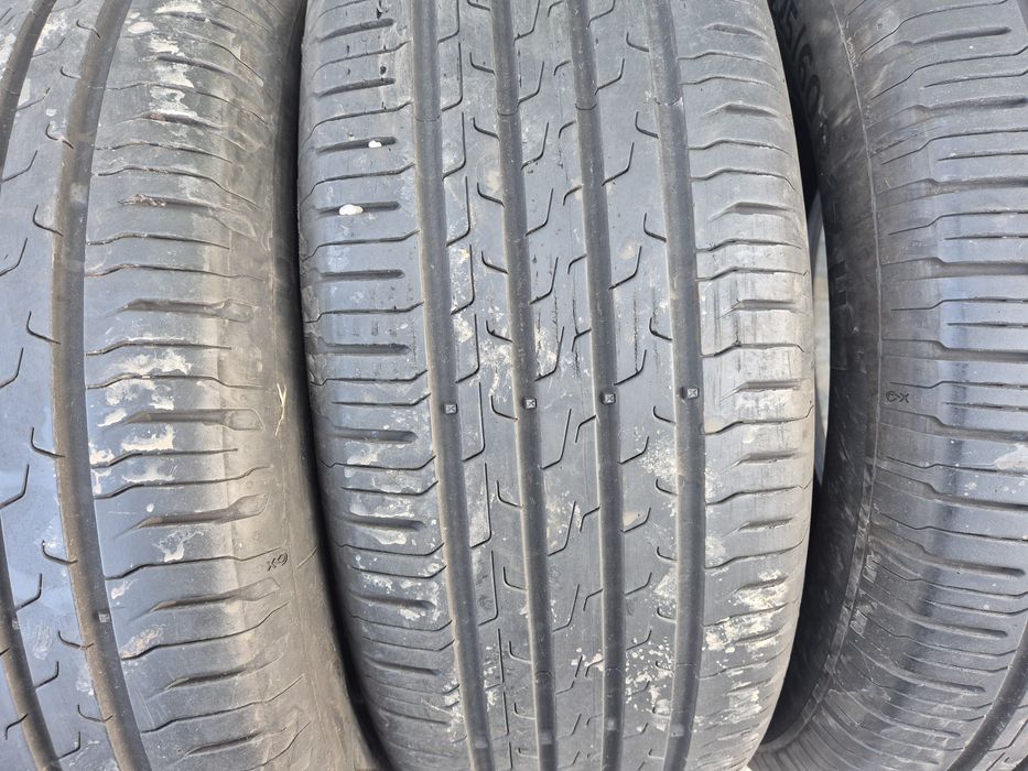 4бр летни гуми Континентал контакт 6/ 225-60-17/2020г/ 6.4мм грайфер/