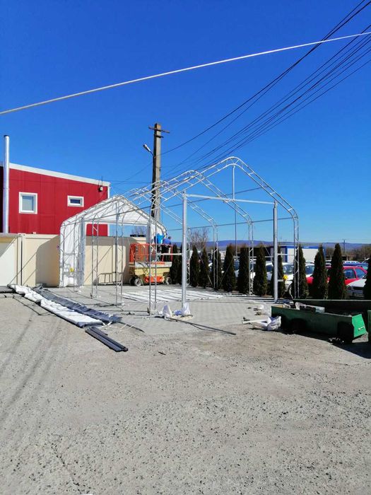 Hala din fier galvanizat 6,1x9,76x4,88 m