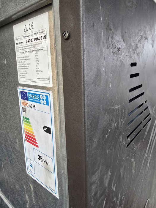 Centrala peleti Kepo 35 KW + Rezeror 750 l + panouri solare