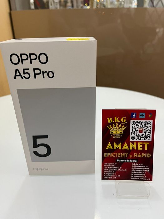 Oppo A5 Pro 256gb sigilat Amanet BKG