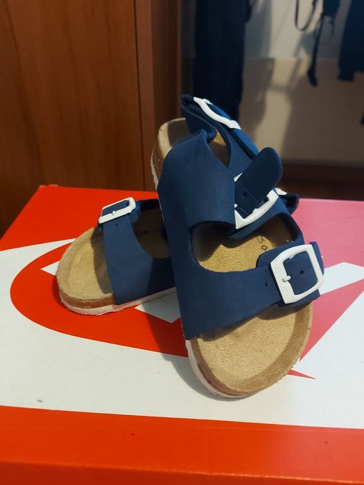 Детски сандали тъмно сини