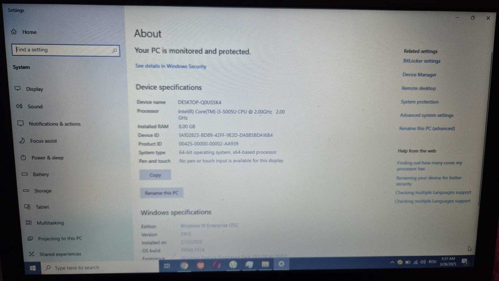 Laptop Rapid Lenovo IdeaPad 100 – Upgrade SSD 120GB, Intel i3, 4GB RAM, 15.6"