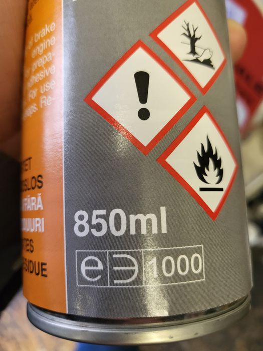 Spray curatat frane XXL 850ml.Curatitor discuri profi.CHEMTOOLS