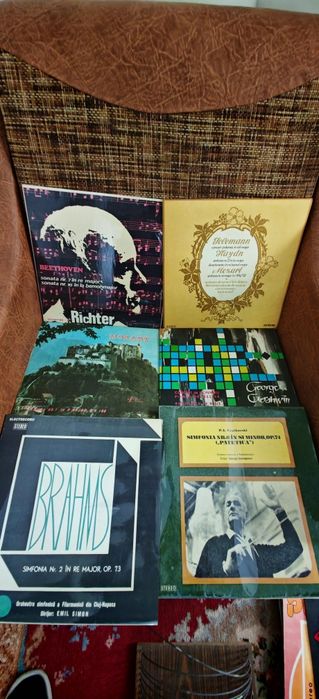 Vând colecție de discuri vinil