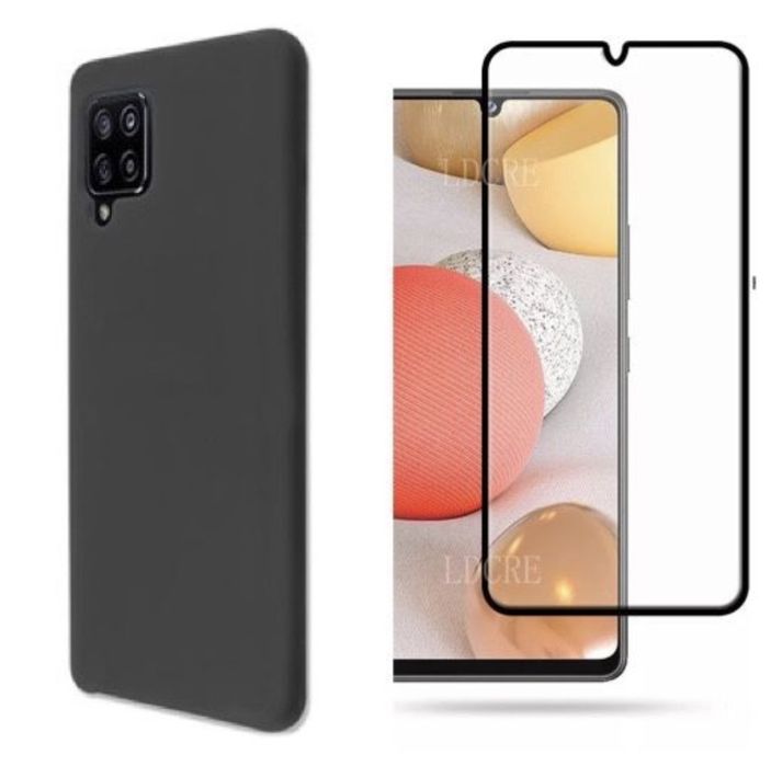 Husa Silicon Safe si Folie Sticla Prot Samsung A22/A23/A32/A25/A24/A26