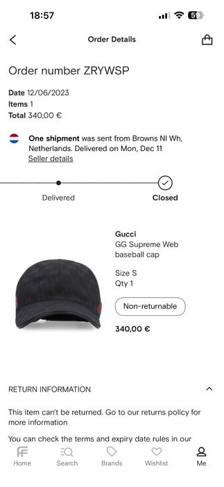 gucci gg monogram cap - negru (mărime s / 57 cm)