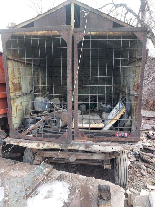 Прицеп будка "Техпомощь" металлическая