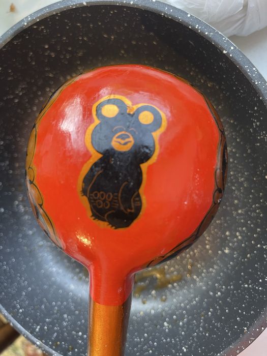 Поварешка деревянная СССР, 35 см