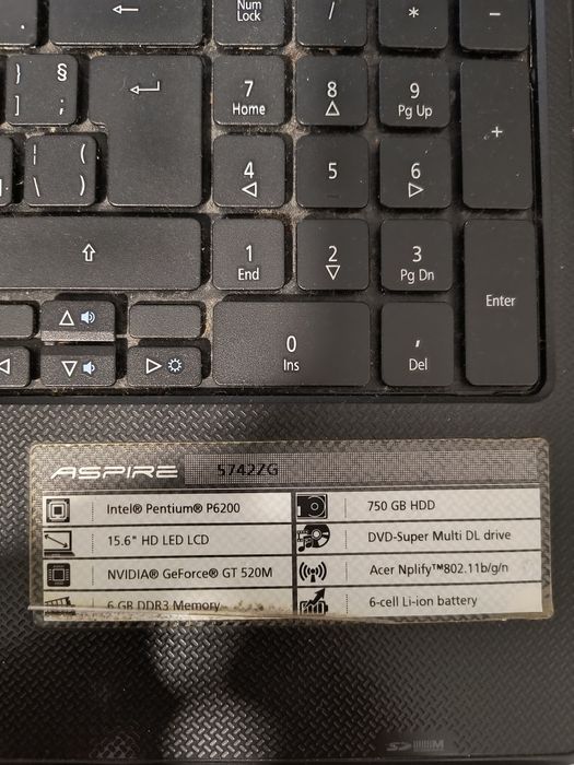 Лаптоп Acer Aspire 5742ZG