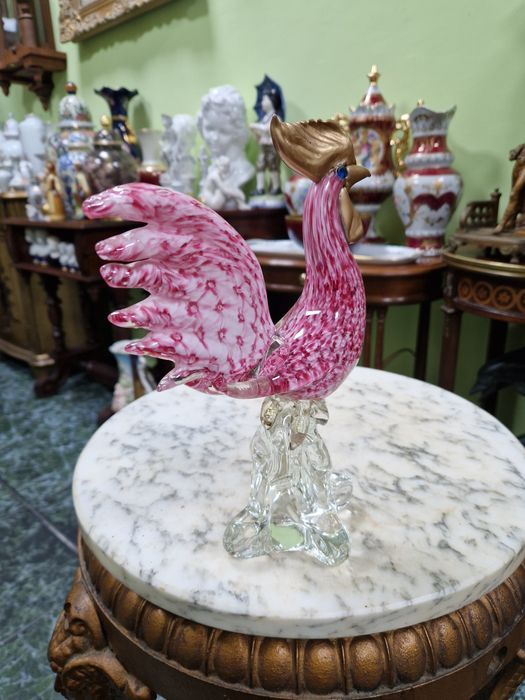 Прекрасна антикварна италианска фигура статуетка Murano