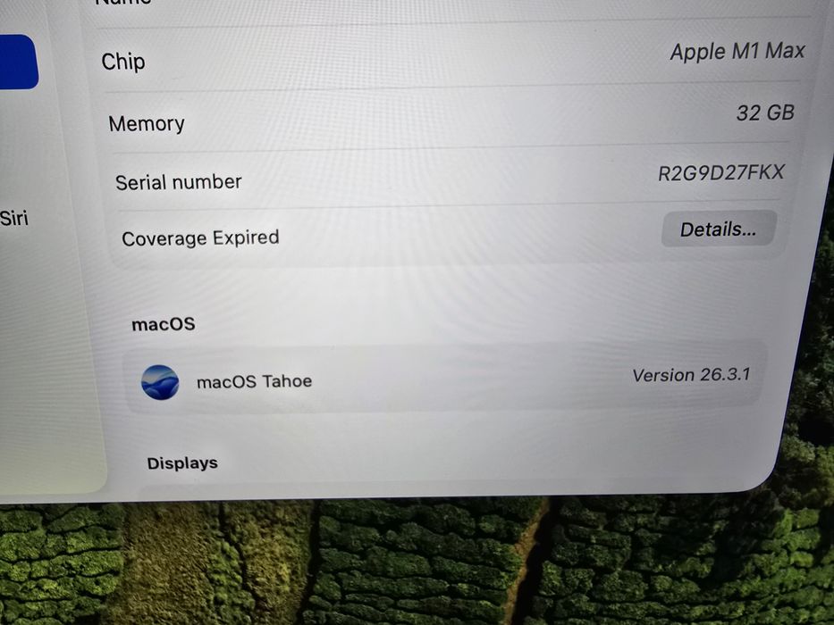 MacBook Pro 16 M1 MAX 32core 32gb RAM 1TB SSD