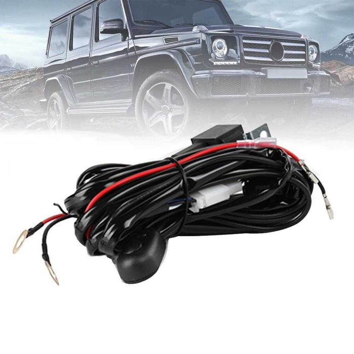Комплект кабели инсталация за LED BAR халогени джип off road