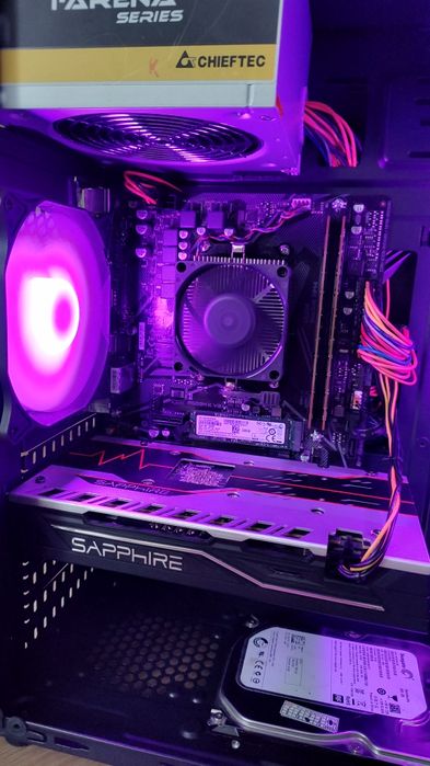 Pc gaming Rx 580/Ryzen 5 1600AF/16gb ram Gta V Fortnite Cs